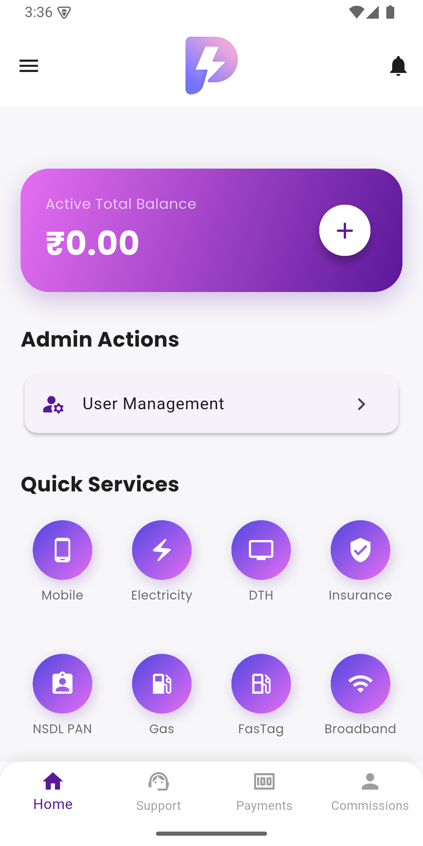 PowerPay app screenshot